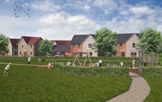 Visual of the proposed development at Engine Lane, Nailsea
